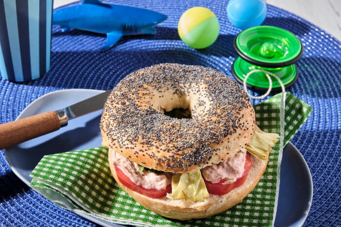 Bagels al sesamo con Spuntì al Tonno